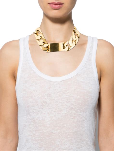 celine id necklace replica|celine the maillon necklace.